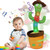 Dancing Talking Cactus Toys for Children Boys and Gal Mimicking Cactus Toy for Babies Smart Cactus Toy Singing Dancing Cactus Children Toy