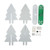 Electronic Christmas Tree Kit,LED Christmas Tree Kit,LED Gradient Light 3D DIY Electronic Assembly Kit for Soldering Practice,3D Christmas Tree Soldering Kit(Green)