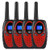 YEOOM Handheld Kids Walkie Talkies 22 Channel 0.5W FRS/GMRS 2 Way Radios Long Range Outdoor(Red, Pack of 4)