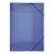 Pagna Lucy Colours Folder with Elasticated Fasteners A3 Poylpropylene 3 Inside Flaps Dark Blue