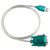 Caxico USB to RS232 DB9 Serial Male Converter Adapter Cable