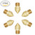 Soosee 3D Printer Head?6 pcs 0.4mm Extruder Brass Nozzle Print Head for for MK8 Makerbot Reprap 3D Printers