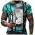 Auwer 3D Pattern Printed T Shirts Psychedelic Tree Moon Shirts for Men Short Sleeve Tee 3D Print Colorful Fashion T-Shirts