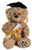 Calplush Fuzzy Beige Graduation #1 Grad Bear Plush - 11"