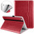 DTTO iPad Mini 4 Case, Premium Leather Folio Stand Cover Case with Multi-Angle Viewing and Auto Wake-Sleep Function, Front Pocket for Apple iPad Mini 4 - Red