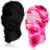 2 Pack Distressed Balaclava Ski Mask Full Face Knitted Balaclava Windproof Cool Ski Mask for Cold Weather (Black, Rose Red) 2 Pack Distressed Balaclava Ski Mask Full Face Knitted Balaclava Windproof Cool Ski Mask for Cold Weather (Black, Rose Red)