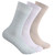 Timberland Women's 3-Pack Ribbed Marled Boot Socks, Multi Color, One Size