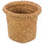 Zerodeko Seagrass Trash Can Wicker Waste Basket Rattan Woven Rubbish Bin Laundry Hamper Basket Flower Planter Bin B