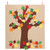 VILLCASE 1 Set Fall Tree of Thanks Craft Kit Felt Fall Decorations Autumn Tree Board with Maple Leaves Ornaments Autumn Bulletin Board for DIY Craft Thanksgiving Decorations