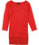 Alfani Womens Mixed Media Basic T-Shirt, Red, X-Large