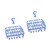 Alipis 2pcs Plastic Laundry Clip Clothes Drying Rack Clip and drip Hanger Laundry Drying Hanger Laundry drip Hanger Foldable Clip Hanger Foldable Socks Hanger Plastic Clip Child Underwear