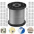 328Ft Wire Rope, Stainless Steel Braided Wire Rope Cable Aircraft Cable, 1.5mm-304 Stainless Steel Cable 328Ft 7x7 Strand Core with 40Pcs Crimping Sleeves for Outdoor Clothesline,Garden,Crafts