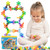 KENZY 210 Pieces Building Blocks Kids STEM Toys Building Discs Sets Educational Building Toys Interlocking Solid Plastic Toys Sets for Preschool Kids Boys and Girls Aged 3+, Safe Material Creativity