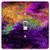 Rikki Knight Grunge Purple Rainbow Mosaic-Single Toggle Light Switch Plate