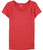 Reebok Womens Poly Marled Basic T-Shirt, Red, X-Small