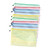 VILLCASE 10pcs Grid File Bag Portable Document Holder Plastic Document Folder A3 File Folders Document Envelope Bag A3 Document Bag Envelope File Folder Zipper Travel PVC
