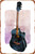 Acoustic Guitar Music Poster 8 x 12 Inches - Vintage Metal Tin Sign for Home Bar Pub Garage Decor Gifts
