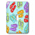 3dRose LSP_77540_1 Colorful Flip Flop Print Single Toggle Switch, Blue