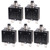 RKURCK Thermal Circuit Breaker 25 Amps, Thermal Overload Protector L1 Series 125-250V AC 50V DC Push Button Manual Reset Circuit Breaker 25A 5 Pack