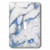 3dRose LSP_275088_1 Image of Luxury and Trendy Blue Metal Glitter Veins Gray Marble Toggle Switch