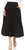 Pleated Black Skirt for Women with Pockets, Elastic High Waisted Black Midi Skirts Reg & Plus Size Womens Skirts, Winter Skirt (Medium, Black)