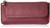 Travelon Women's RFID Blocking Leather Slim Wallet, Berry