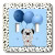 3dRose LLC lsp_21769_2 Dalmatian Print in Blue Double Toggle Switch