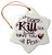 3dRose What Doesn't Kill You Nail Polish Snowflake Ornament