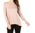 Alfani Womens Mixed Media Basic T-Shirt, Pink, Medium