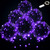 Led Balloons Light up Balloons Clear Bobo Balloons Transparent Light Balloons for Party, Birthday, Anniversary, Wedding (Purple, with battery)