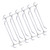 ULTECHNOVO 40pcs Supermarket Shelves Hook Pegboard Hooks Pegboard j Hooks Store Display Hook Pegboard Shelf Heavy Duty Pegboard Hole Board Hook Pegboard Clips Shop Display Hooks Product Pack
