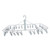 FONDOTIN 32 Foldable Hanger Travel Clothesline Towel Dryer Travel Hangers Foldable Laundry Drying Rack Collapsible Laundry Sock Hanger Outdoor Socks Drying Clips Drying Rack with Clips Bra