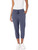 Amazon Essentials Women's Performance Stretch Woven Crop Jogger Pant, Blue Nightshadow, Small