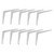 DOITOOL 10pcs 6 Right Angle Bracket Tripod Stand Angle Bracket Shelf Corner Brace Shelf Support Shelf Bracket Iron Angle Bracket Laminate Triangle