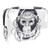 Portable Makeup Bag with Zipper Travel Toiletry Bag for Women Handy Storage Cosmetic Pouch Animal Monkey Portable Makeup Bag with Zipper Travel Toiletry Bag for Women Handy Storage Cosmetic Pouch Animal Monkey