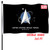 US Space Force Flag 3x5 Outdoor Double Sided Vivid Color United States Space Force Flags Banner Military US Celestial Heavy Duty Polyester with 2 Brass Grommets for Outdoor Indoor Wall