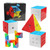 TUNJILOOL Speed Cube Set, 2x2 3x3 4x4 Pyramid Cube 24 Blocks Twisty Ruler Magic Snake Cube Smoothly Stickerless Puzzle Cube 5Pack(Multicolor)
