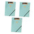 NUOBESTY 3pcs Desktop File Folder Holder padfolio Desktop Organizer Paper clipboards File Folder Racks File Folder Organizer Clipboard Flat File Folder Holders Document a4 Storage Binder