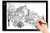 Tikteck A4 Ultra-thin Portable LED Light Box Tracer USB Power Cable Dimmable Brightness LED Artcraft Tracing Light Box Light Pad for Artists Drawing Sketching Animation Stencilling X-rayViewing