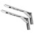 NOLITOY 2pcs Heavy Duty Shelving Wall Mounting Brackets Wall Mount Brackets Shelving Brackets for Walls Wall Bracket Shelves Brackets Floating Shelves Wall Rack Shelf Carbon Steel Metal