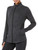 Amazon Essentials Women's Brushed Tech Stretch Full-Zip Jacket (Available in Plus Size), Black Space Dye, Medium