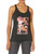 Star Wars Junior's Visions Red Mood Tri-Blend Racerback Layering Tank, Black Heather, Medium