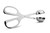 IPAC Meatball Tongs I GENIETTI, Silver