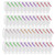 50 PCS Travel Plastic Clear Keychain Bottles, Hand sanitizer bottle containers, Leakproof Refillable Empty Bottles Portable Squeeze Containers with Flip Cap(50ml/1.7oz)