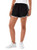 Member's Mark Ladies Active Short (as1, Alpha, x_l, Regular, Regular, Black/White)