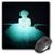 3dRose Mouse Pad Marilyn Monroe, Legendary Screen Actress and Model, Black Turquoise, 8 x 8" (mp_261332_1)