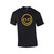 Evil Smiling Face with Yellow Devilish Smile Cool Retro Sarcastic Grin Funny Novelty T-shirt-Black-4XL