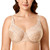 DELIMIRA Women's Plus Size Full Coverage Underwire Unlined Minimizer Lace Bra Beige Hibiscus 40H
