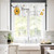 Kitchen Valances for Windows, Home is Where Your Honey is Bee Kitchen Curtains, Kitchen Valance Rod Pocket Bathroom Curtains Window, 54x18 Valances for Living Room, Kitchen Decor Small Window Curtains
