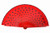 La Señorita Spanish Flamenco Fan wood Hand Fan Dress costume red with black dots